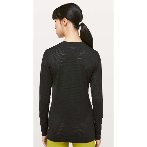 Lululemon Breeze By Long Sleeve Special Edition Black-sz 4 - Picture 4 of 10